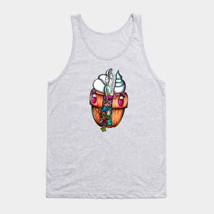 splitting ice cream Tank Top